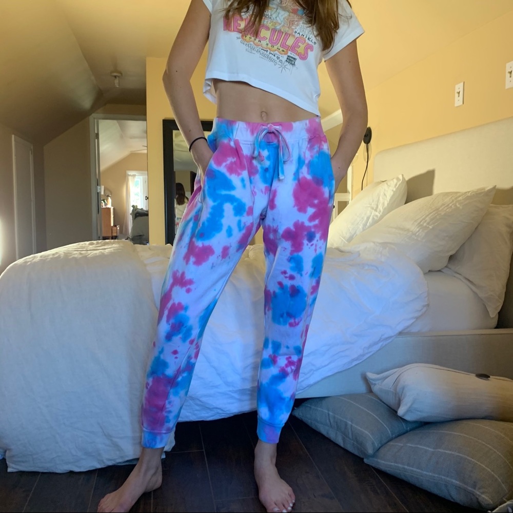 LF Stores Tie Dye Sweat Pants